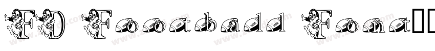 FD Football Font字体转换
